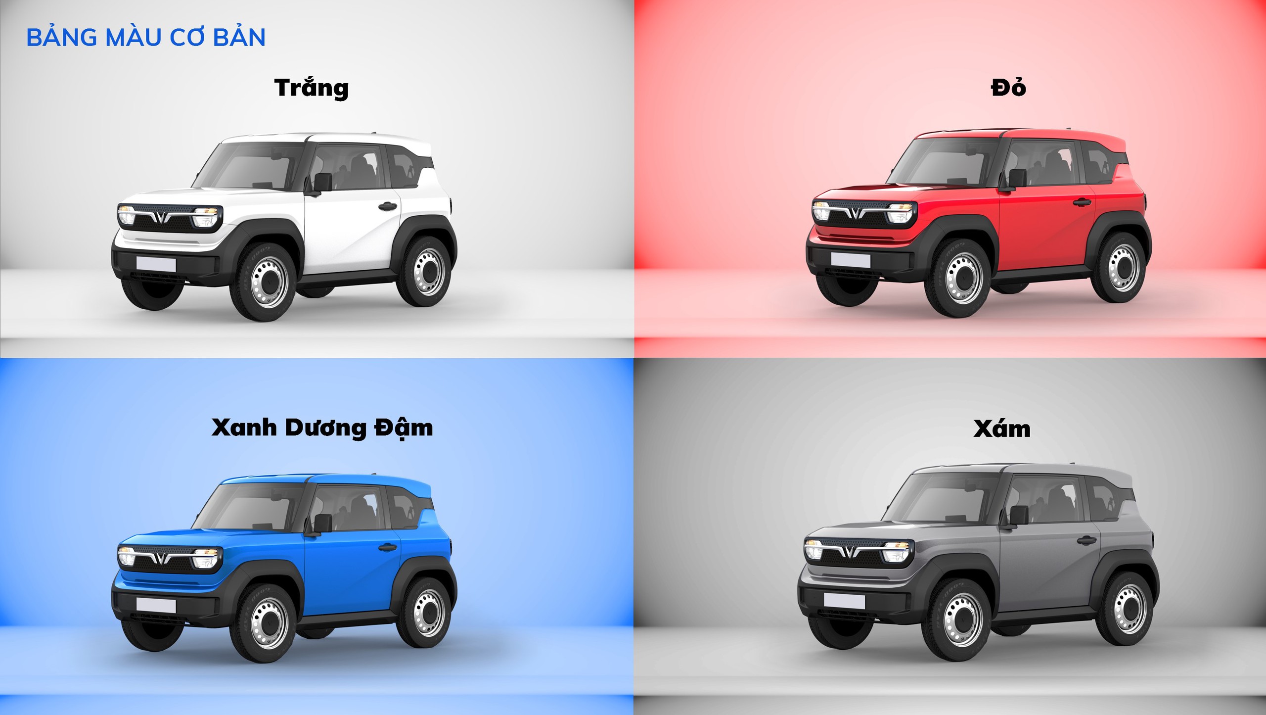 bảng màu xe vf3